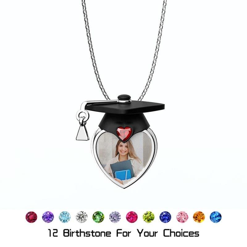 Milestone Heart Personalised Photo Necklace