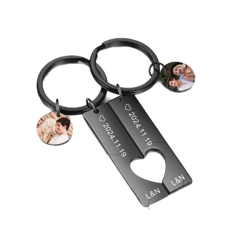 Love Link Personalised Photo Keychain