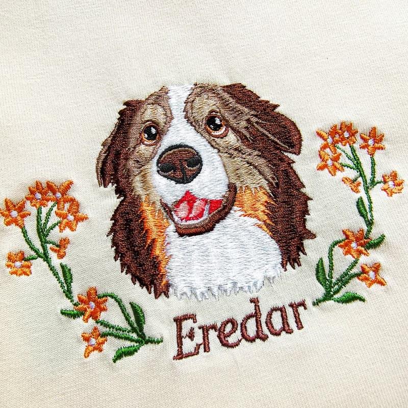 Custom Pet Embroidered T-Shirt