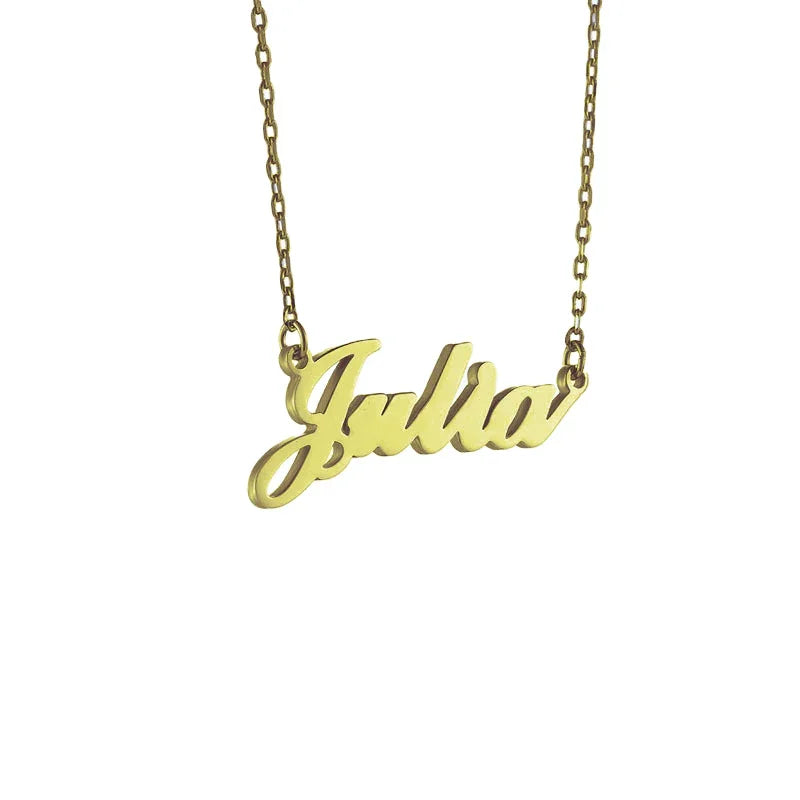 Minimalist Personalized Custom Name Necklace