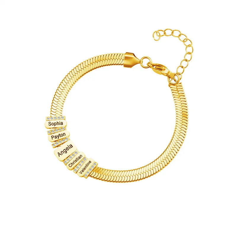 Timeless Connection Personalized Nameplate Men’s Bracelet