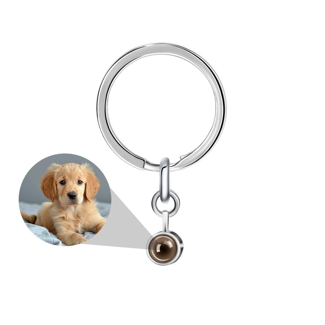 Circle of Love – Custom Pet Photo Projection Keychain