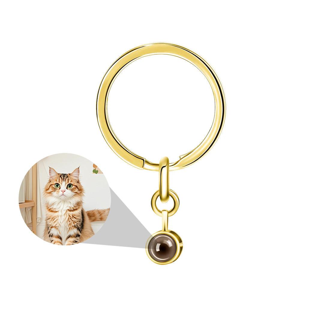 Circle of Love – Custom Pet Photo Projection Keychain