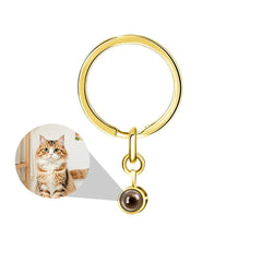 Circle of Love – Custom Pet Photo Projection Keychain