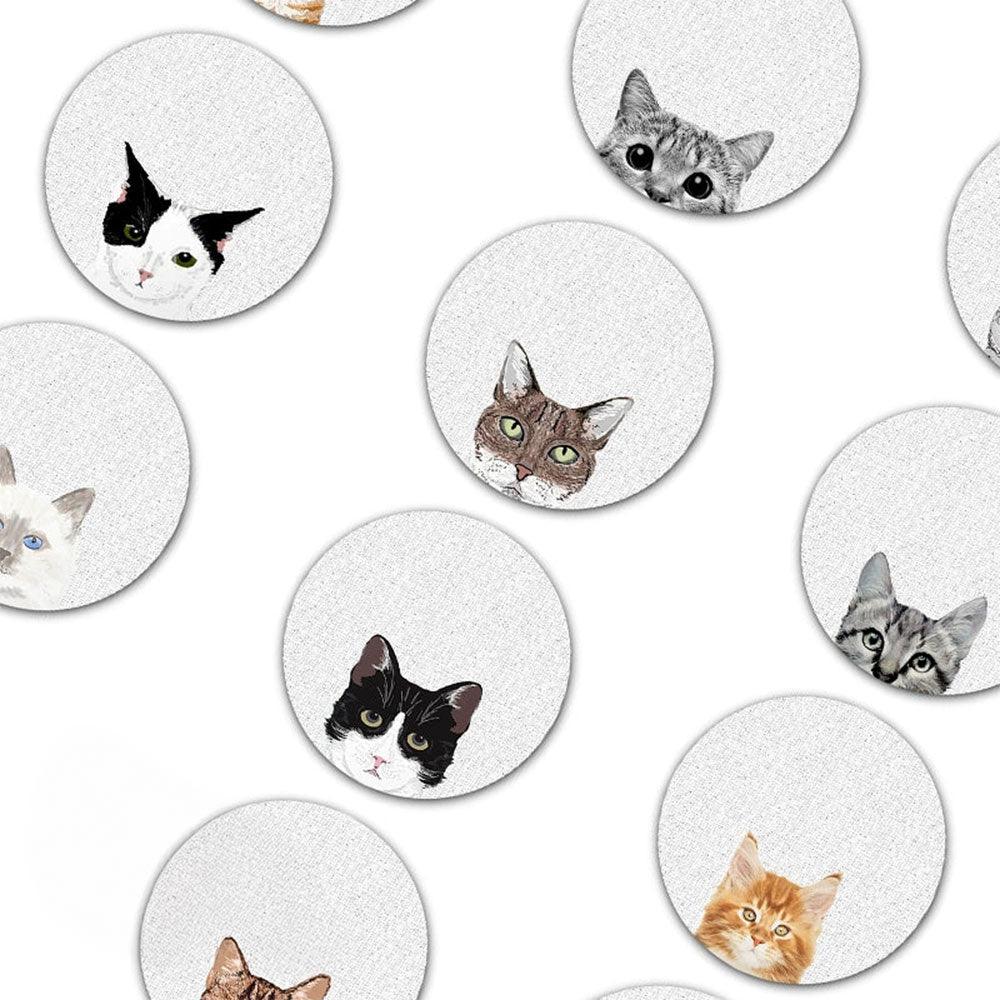 Custom Pet Mouse Pad – Round or Square | Non-Slip Natural Rubber