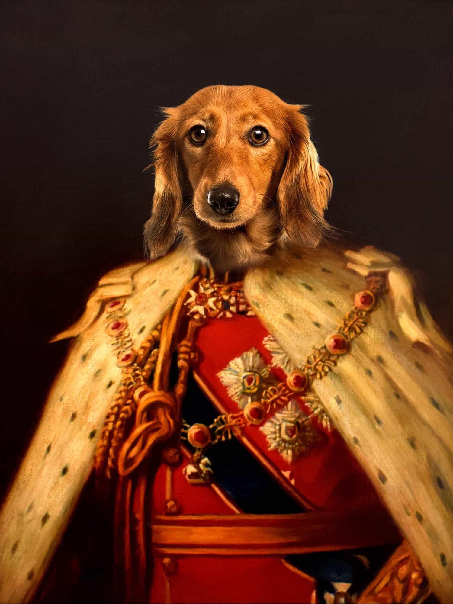 Custom Renaissance Pet Portrait