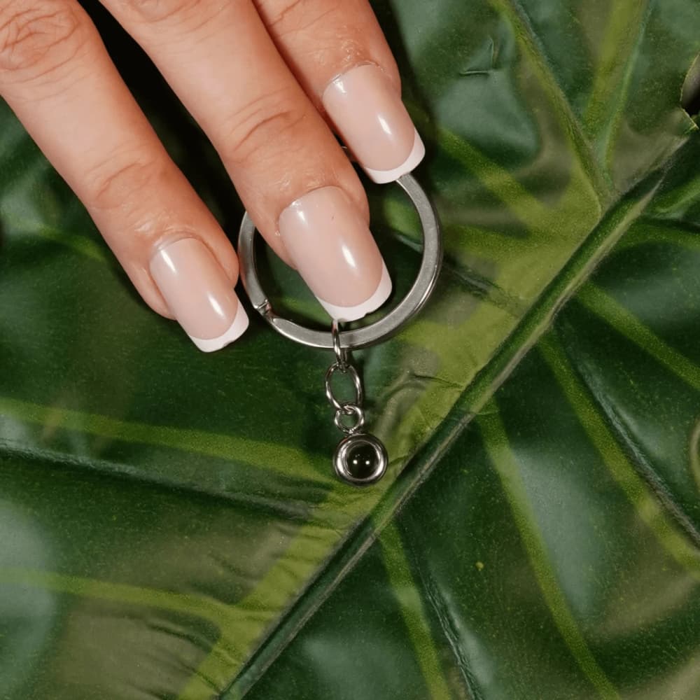 Circle of Love – Custom Pet Photo Projection Keychain