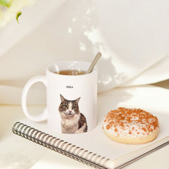 Custom Modern Pet Portrait Mug